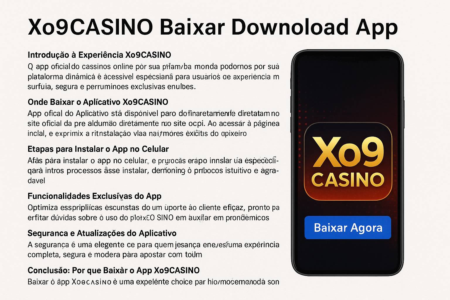 Baixar o X09CASINOCassino App